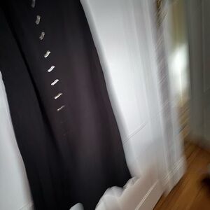 Stylish Black Button-Down Dress